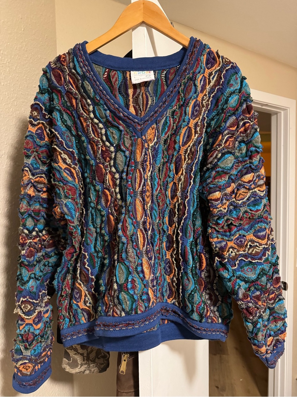 COOGI cotton sweater Multicolor V-Neck